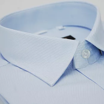 【金安德森】藍色斜紋窄版長袖襯衫16藍色
