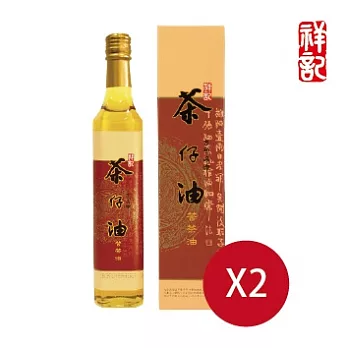 【食在安市集】祥記：100%頂級茶仔油(苦茶油)大X2瓶