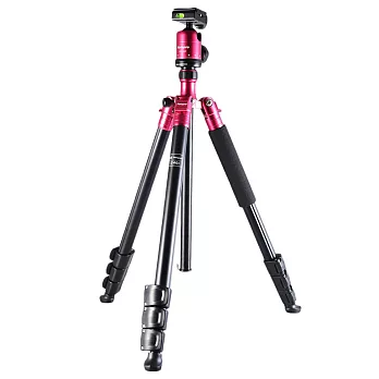 FOTOPRO C40i 鋁合金四節扳扣式腳架(共5色/公司貨)魅力紅