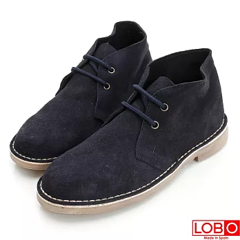 【LOBO】西班牙百年品牌Safari麂皮靴-午夜藍 (男/女)34午夜藍