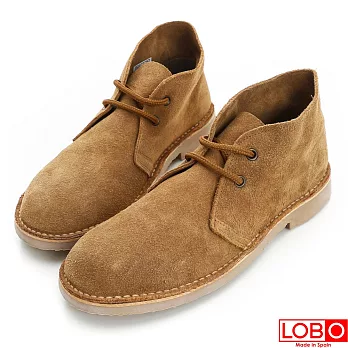 【LOBO】西班牙百年品牌Safari麂皮靴-經典駝 (男/女)34經典駝