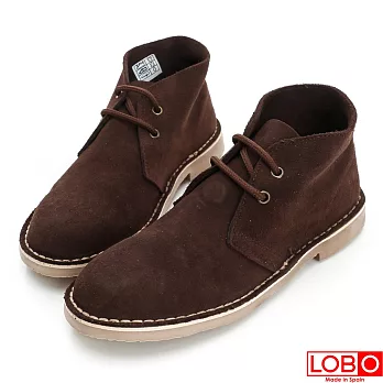 【LOBO】西班牙百年品牌Safari麂皮靴-深咖啡 (男/女)34深咖啡