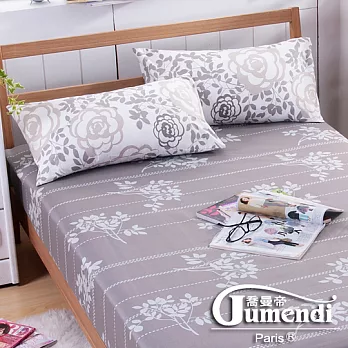 【法國Jumendi-玫瑰序曲】台灣製活性柔絲絨單人二件式床包組