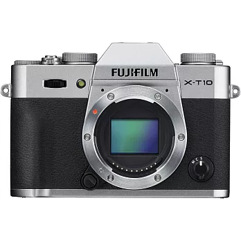 FUJIFILM X-T10 單機身*(中文平輸)-送32G+專用鋰電池+單眼相機包+相機清潔組+保護貼銀色