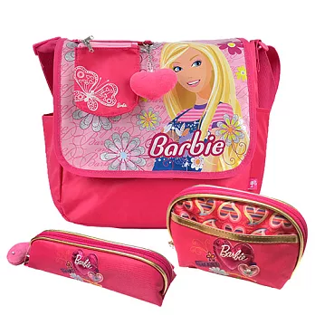 芭比Barbie 玫飛色舞提袋3件組