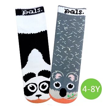 美國Pals Socks好夥伴兒童襪-熊貓無尾熊(4-8Y)