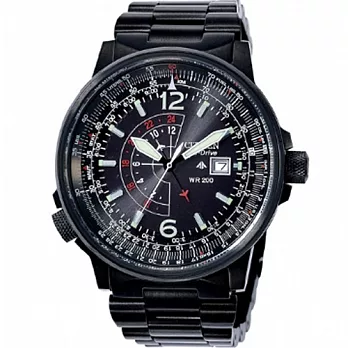 星辰 CITIZEN PROMASTER系列 GMT男用時尚腕錶 BJ7019-62E