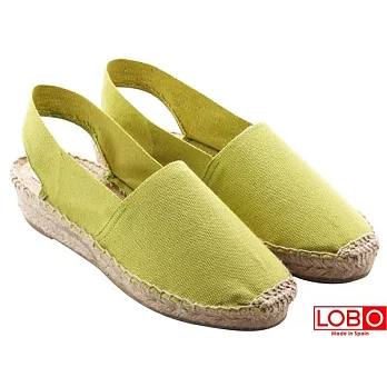 【LOBO】西班牙百年品牌Sandalia楔型低跟草編鞋-淺綠39淺綠