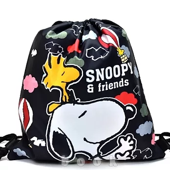 Snoopy【彩虹天空】束口後背包