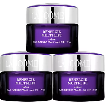 LANCOME 蘭蔻 超緊顏5D太空抗 皺日霜(15ml)*3