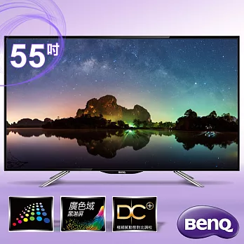 【BenQ】55吋廣色域低藍光護眼LED液晶顯示器+視訊盒／55GW6600