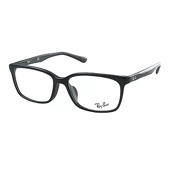 【Ray Ban雷朋】5319D-2477#黑色-質感大框平光眼鏡