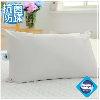 【Sanitized山寧泰】防蹣抗菌竹炭舒適枕