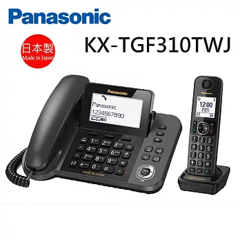 Panasonic國際牌 DECT數位有線／無線電話機(KX-TGF310)＊送高級浴巾