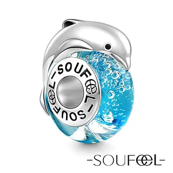【SOUFEEL charms】《海豚戲水》琉璃串珠