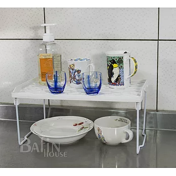 【Bafin House】台灣製 可疊式多功能收納架 1層