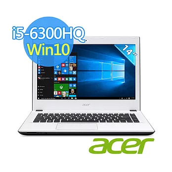 ACER E5-491G-5424 14吋 2G獨顯 Win10筆電(i5-6300HQ/4G/1TB)