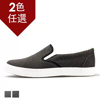 PLAYERMIT 毛線織感暖男懶人鞋 (UP74)-黑色26黑色