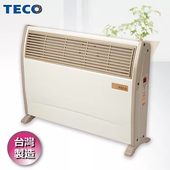 TECO東元 浴室臥房兩用防潑水微電腦電暖器 YN2001CB