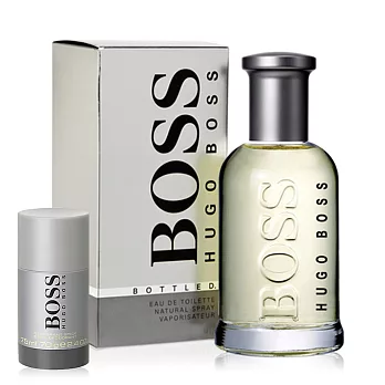 Boss Bottle 自信男性淡香水50ml(贈同品牌體香膏75ml)