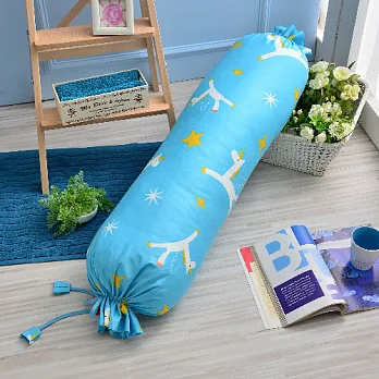 義大利Fancy Belle X Malis《小飛馬-粉藍》造型糖果枕100*25CM