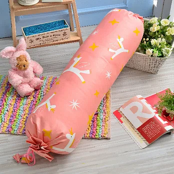 義大利Fancy Belle X Malis《小飛馬-粉紅》造型糖果枕100*25CM