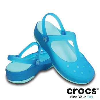 Crocs - 女 - 卡麗瑪莉珍36碧空藍/冰藍色