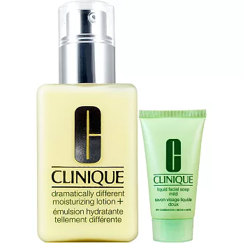 CLINIQUE 倩碧 新一代三步驟還原潤膚露(125ml)+三步驟洗面膠(溫和型)(30ml)