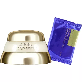 SHISEIDO 資生堂 百優精純乳霜(50ml)(新款)+除 皺精華眼膜AA(1片)