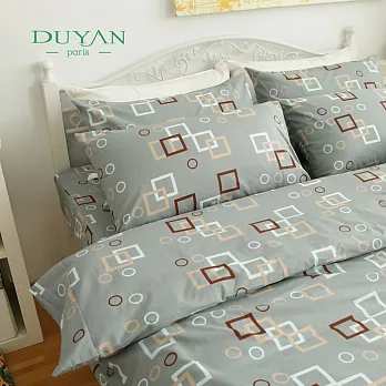 DUYAN《氣泡香檳》雙人加大三件式100%純棉床包組