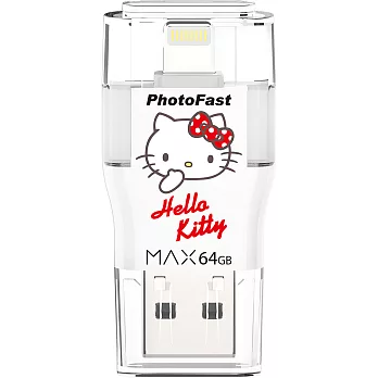 PhotoFast i-FlashDrive MAX Hello Kitty 64G USB 3.0 雙頭龍 iPhone/iPad隨身碟