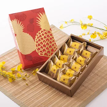 【義美】鳳黃酥禮盒*2盒(10入/500g/盒 附提袋)