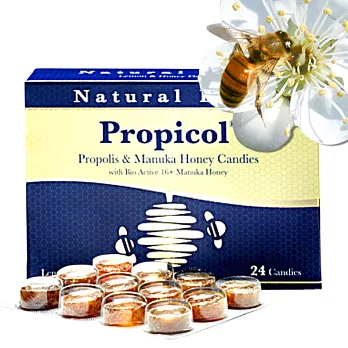 澳洲Natural Life活性麥蘆卡蜂蜜蜂膠潤喉糖(24顆)