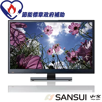 山水SANSUI 32吋多媒體三接收液晶顯示器+數位視訊盒(SLED-3201)加贈 鍍金接頭HDMI影音傳輸線