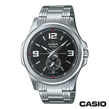 CASIO卡西歐 指針系列時尚商務石英男錶MTP-E112D-1A