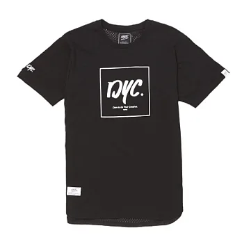 DYC Stitching BOX Tee_XS_黑色