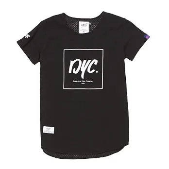 DYC Stitching BOX Tee/Girl_XS_黑色