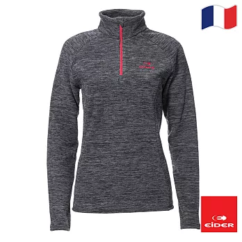 法國【EiDER】女保暖透氣多功能長袖立領衫 / EIT2536S沉穩灰