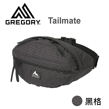 【美國Gregory】Tailmate日系休閒腰包-黑格-XS