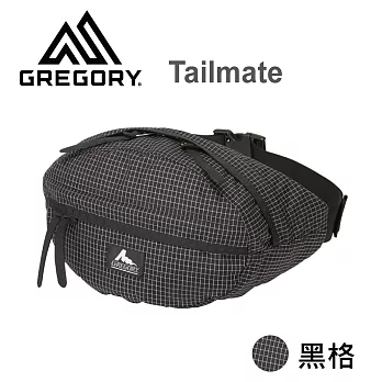 【美國Gregory】Tailmate日系休閒腰包-黑格-S