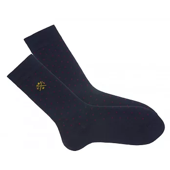 Royalties-波爾卡圓點系列(海軍深藍色款/POLKADOT)-男襪M號