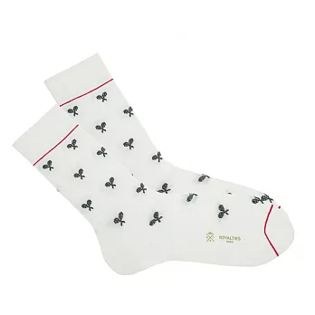 Royalties-網球系列(象牙白色款/TENNIS)-男襪M號