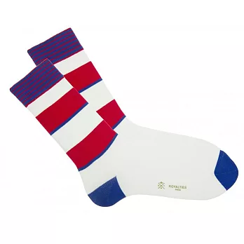 Royalties-俱樂部系列(紅+白色款/CLUB)-男襪M號