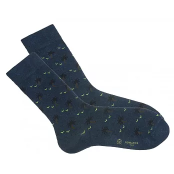 Royalties-熱帶系列(棕櫚樹圖案/PALMIER)-男襪M號