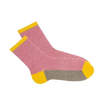 Royalties-彌爾頓經典條紋系列(粉紅色款/MILTON)-女襪S號