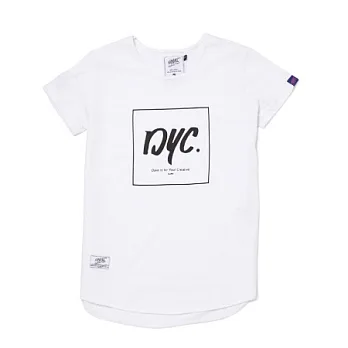 【DYC】 Stitching BOX Tee/Girl_XS_白色
