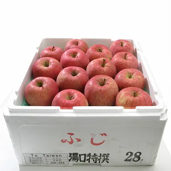 《阿洲水果》日本套袋富士蘋果(28-32粒隨機出貨)