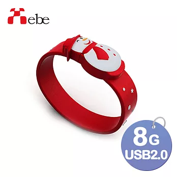 Xebe集比 雪人隨身碟 8GB, USB 2.0