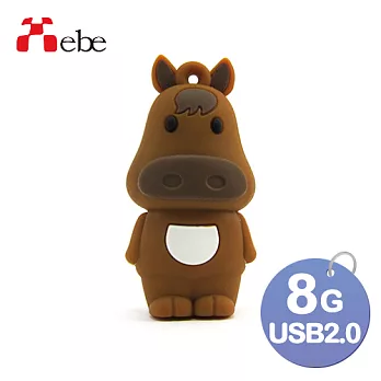 Xebe集比 小馬造型隨身碟 8GB, USB 2.0