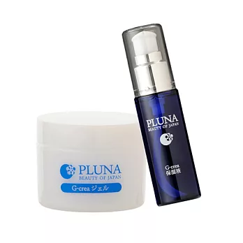 PLUNA-G-crea-梔子花嫩白保濕組(保濕液40ml+保濕凝膠50g，共1組)